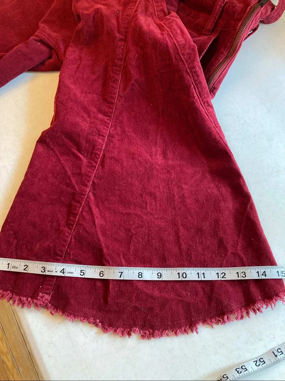 Show me your mumu Crimson Corduroy Bib Overalls - Picture 11 of 13